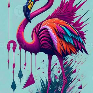 Flamingo mobile wallpaper