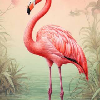 Flamingo mobile wallpaper