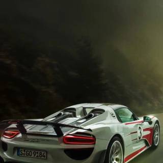 Porsche 918 mobile wallpaper