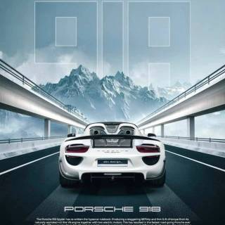 Porsche 918 mobile wallpaper