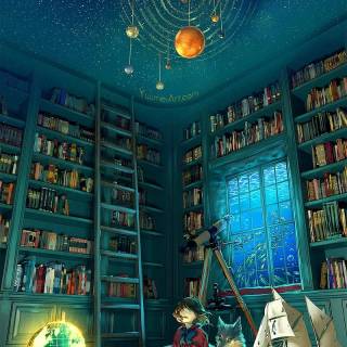 Mobile books wallpaper