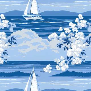 Blue aesthetic mobile wallpaper