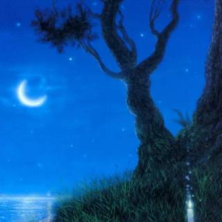 Blue aesthetic mobile wallpaper