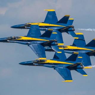 Blue Angels formation wallpaper