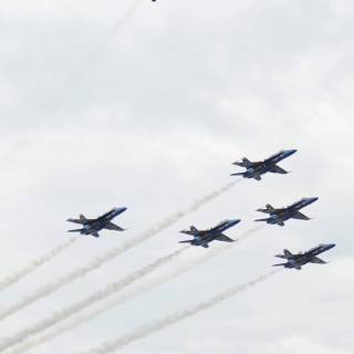 Blue Angels formation wallpaper