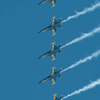 Blue Angels formation wallpaper