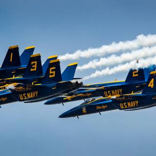 Blue Angels formation wallpaper