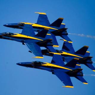 Blue Angels formation wallpaper