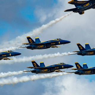 Blue Angels formation wallpaper
