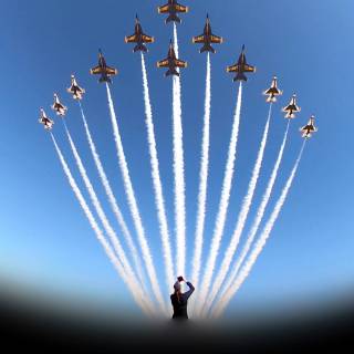 Blue Angels formation wallpaper