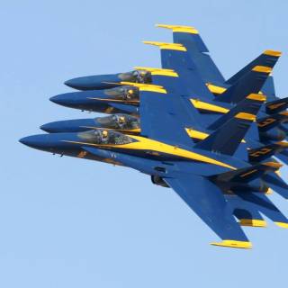 Blue Angels formation wallpaper