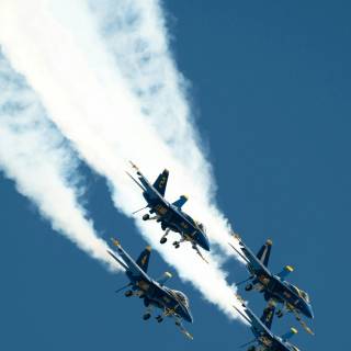 Blue Angels formation wallpaper