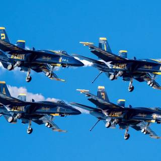 Blue Angels formation wallpaper