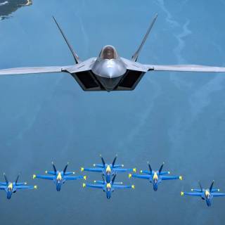 Blue Angels formation wallpaper