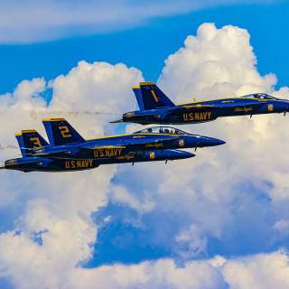 Blue Angels formation wallpaper