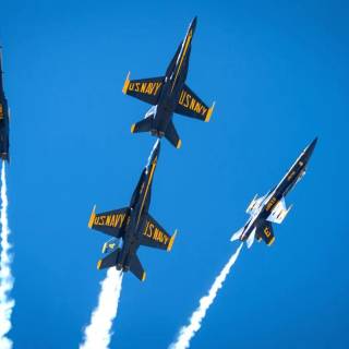 Blue Angels formation wallpaper
