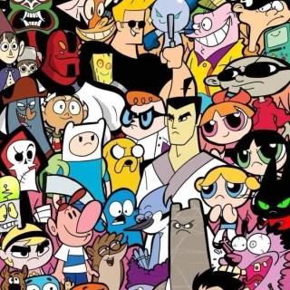 All cartoon characters wallpaper