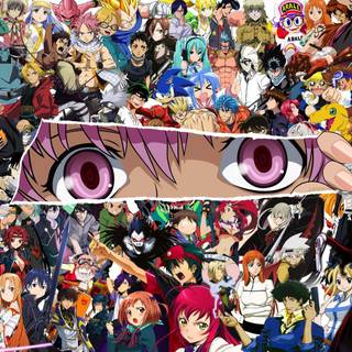 All cartoon characters wallpaper