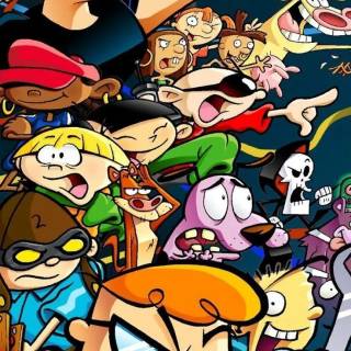 All cartoon characters wallpaper