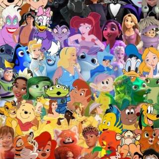 All cartoon characters wallpaper