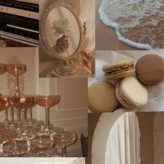 Wine and beige wallpaper