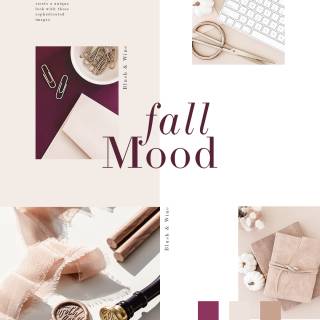 Wine and beige wallpaper
