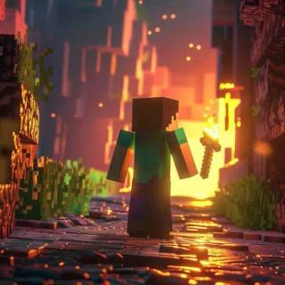 Minecraft chill wallpaper