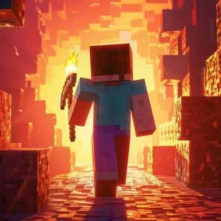 Minecraft chill wallpaper
