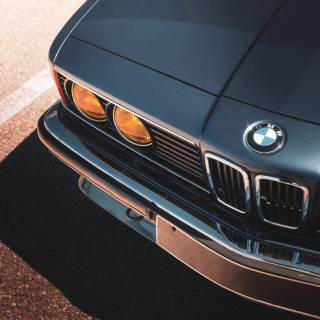 BMW headlights 4k wallpaper