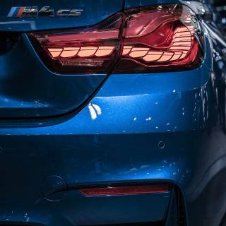 Phone blue car wallpaper