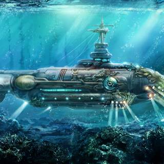Submarine 4k wallpaper