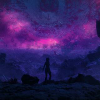 4k cosmic horror wallpaper