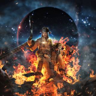 4k cosmic horror wallpaper