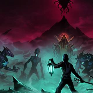 4k cosmic horror wallpaper