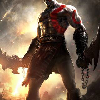 Kratos 4k Android wallpaper