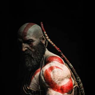 Kratos 4k Android wallpaper
