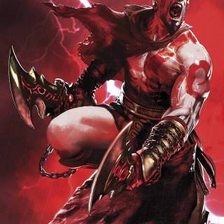 Kratos 4k Android wallpaper