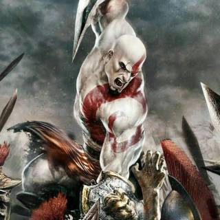 Kratos 4k Android wallpaper