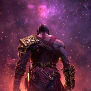Kratos 4k Android wallpaper