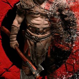 Kratos 4k Android wallpaper