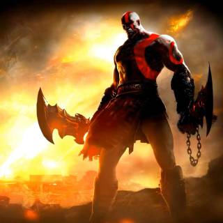 Kratos 4k Android wallpaper