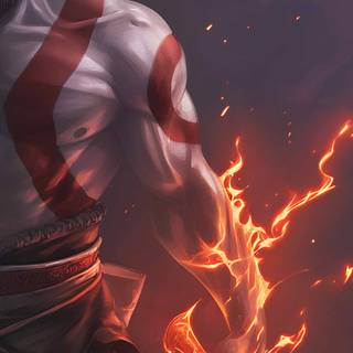 Kratos 4k Android wallpaper