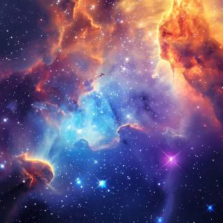 Galaxy stars 4k wallpaper
