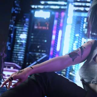 4k ultrawide Cyberpunk wallpaper