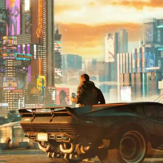 4k ultrawide Cyberpunk wallpaper