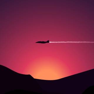 Jet 4k PC wallpaper