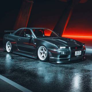 Black JDM 4k wallpaper