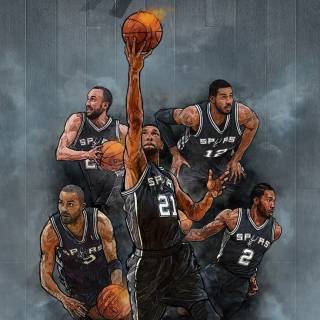 San Antonio Spurs phone wallpaper