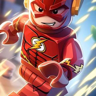 Lego Flash phone wallpaper