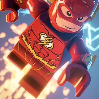 Lego Flash phone wallpaper